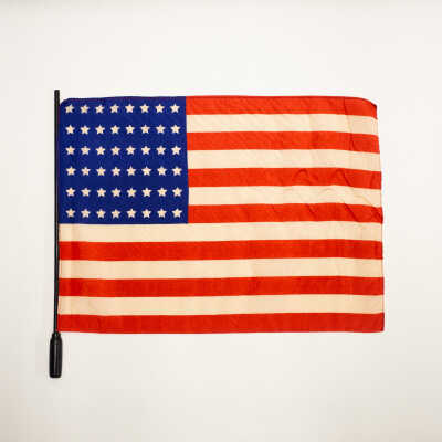 United States Flag and Holder