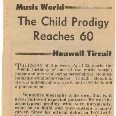 Newspaper Clipping
