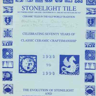 Stonelight Tile Pamphlet