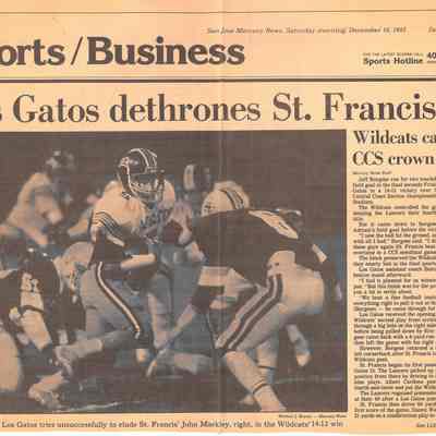 San Jose Mercury News, December 14, 1985 Clippings