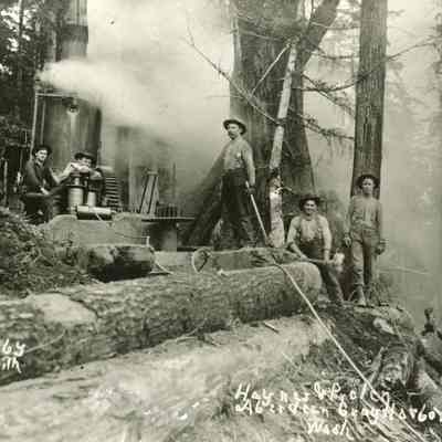 Logging in Aberdeen, WA