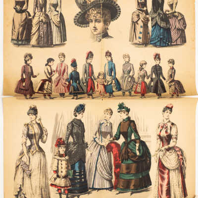 The Latest Paris Fashions, December 1885