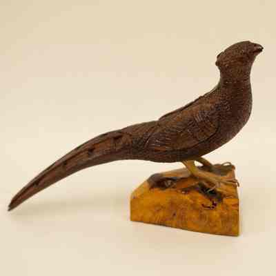 Pheasant Wood Carving