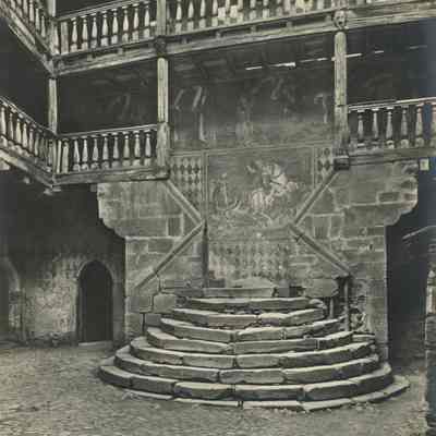 Photograph of Fenis Castle Staircase