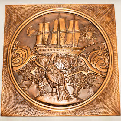 "The History of America" Copper Relief Series