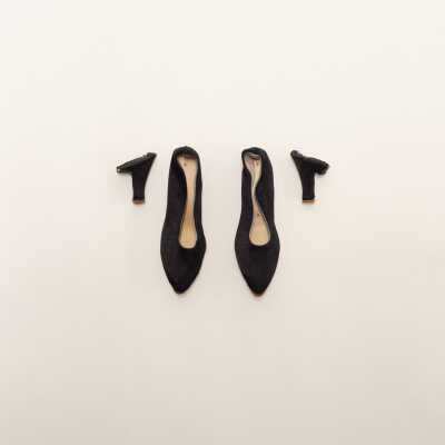 Doll Shoes and Box