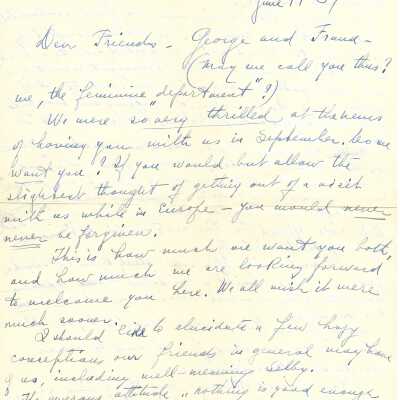 Letter to Dennison and Ingerson