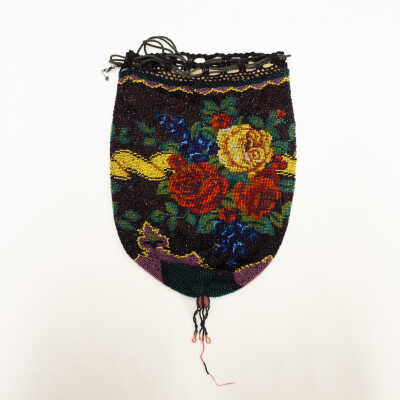 Beaded Drawstring Purse