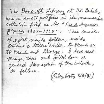 Research Notes