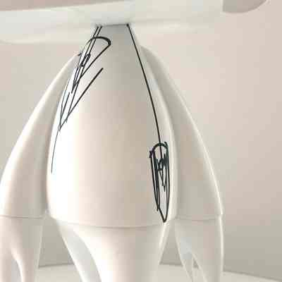 Futura x Pop Life Global Johnny Figure White