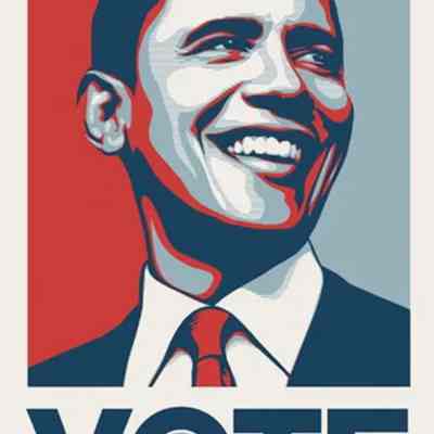OBAMA VOTE BY SHEPARD FAIREY