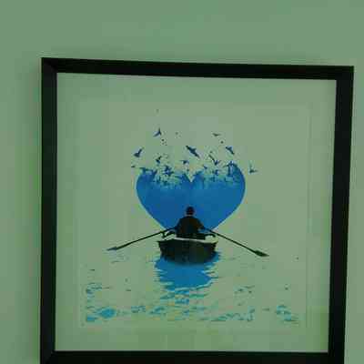 AP 4/10 LOVE BATS ( BLUE) Limited Print by BY NICK WALKER