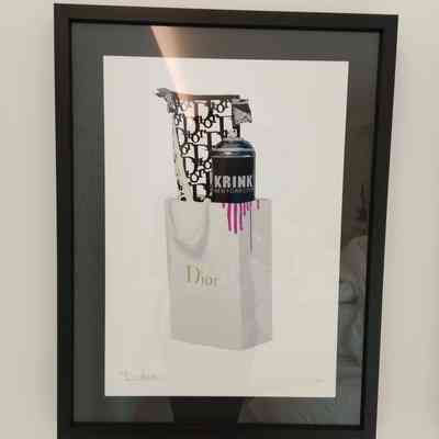 5/9 DIOR ( MAGENTA White ) Limited Print by THE DOTMASTER