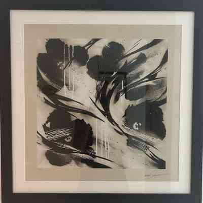 BLCKFLWRS Limited print by SHEONE