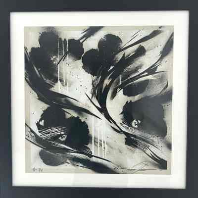 BLCKFLWRS Limited print by SHEONE