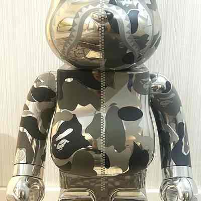 Bearbrick x BAPE Camo Shark 1000% Set of 2