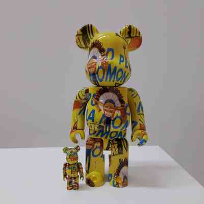 400% Bearbrick JEAN -MICHEL BASQUIAT COMPANION
