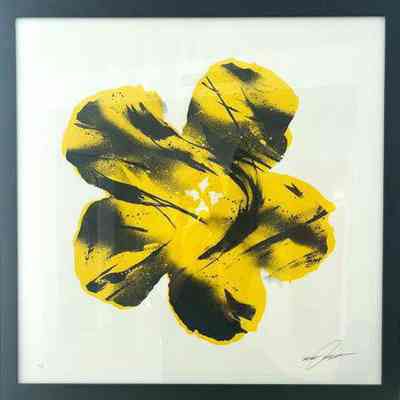POP ROC LIMITED PRINT BY SHEONE Yellow VERSION