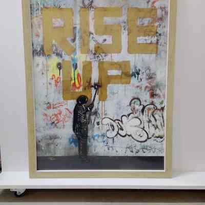 6/10 RISE UP (GOLD) BY NICK WALKER, LIMITED AP PRINT