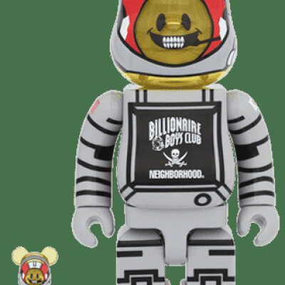 BEARBRICK 400%/100% - BILLIONAIRE BOYS CLUB X NEIGHBORHOOD