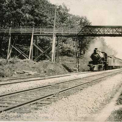University Bridge, over Penna. R.R. Postcard
