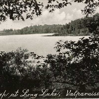 A Peep at Long Lake (Black & White)