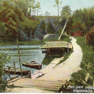 The Dam Sager's Lake, Postcard