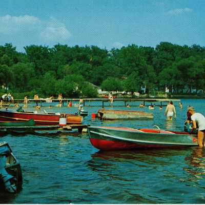 Boats on Flint Lake (1956)