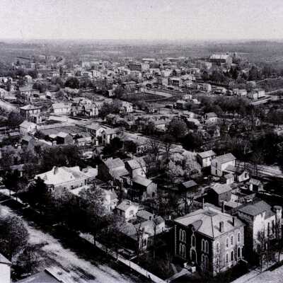 Birds-Eye View of College Hill, Pre-1893
