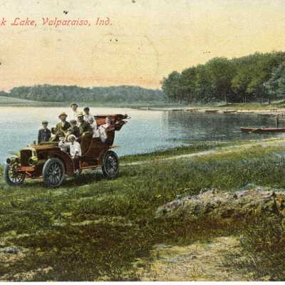View of Flint Lake, Postcard