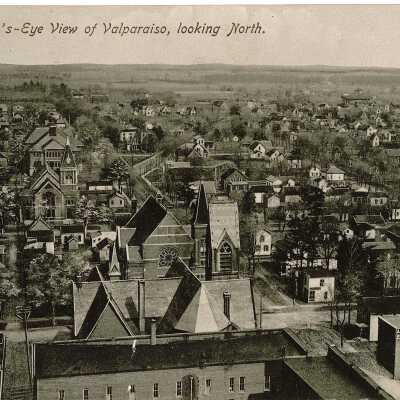 Birds-Eye View of Northern Valparaiso, Postcard