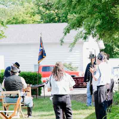 Civil War Reenactors Encampment during June 3rd event