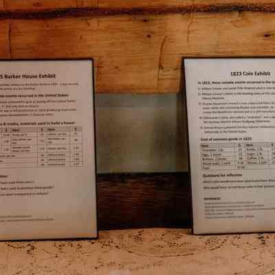 Coin display in Cabin