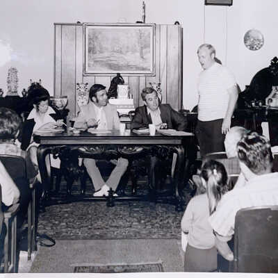 Joe Wheeler at the Westfield Business Association Meeting, 1972