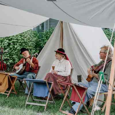 Rusty Musket Band during the June 3rd event.