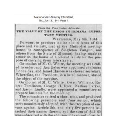 Article by Asa Bales about founding of the John Rhodes Association