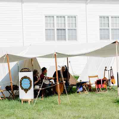 Rusty Musket Band during the June 3rd event