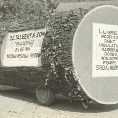 1934 Centennial Parade Float O.E. Talbert & Son Lumber