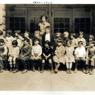 Westfield Grade School 2nd grade 1926-27: Origformat: Print-Photographic