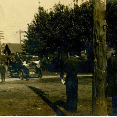 Downtown Westfield Postcard from Early 1900