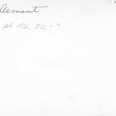The Cement: Copyright: Westfield-Washington Historical Society & Museum; Origformat: Other