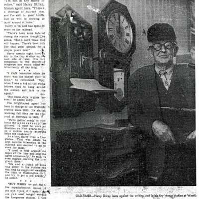 Monon Railroad Station, Indpls. Star article