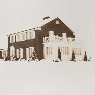 302 N Union Street Talbert Home in snow.