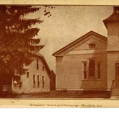1912 Methodist Church Postcard