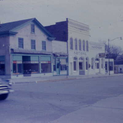102 South Union Street Pickett's Cafeteria looking south east showing all the buildings in a row