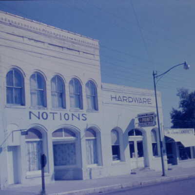 Notions store and Hardware store 108 and 110 S Union Street