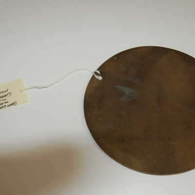 Monon Railroad Plate (back): Copyright: Westfield-Washington Historical Society & Museum; Origformat: Other