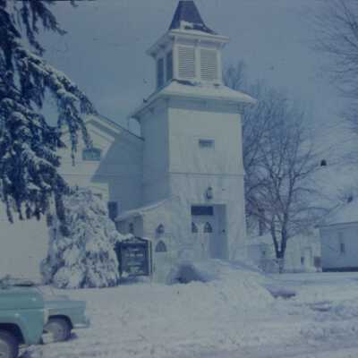 Snow Pictures First Methodist Church 130 Penn Street