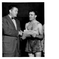 Laverne Roach and Gene Tunney, 1947