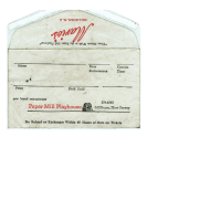 Paper Mill Playhouse Ticket Envelope